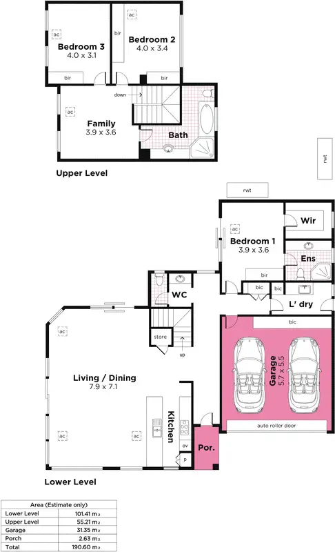 Floorplan of Homely house listing, 54 Fairleys Road, Rostrevor SA 5073