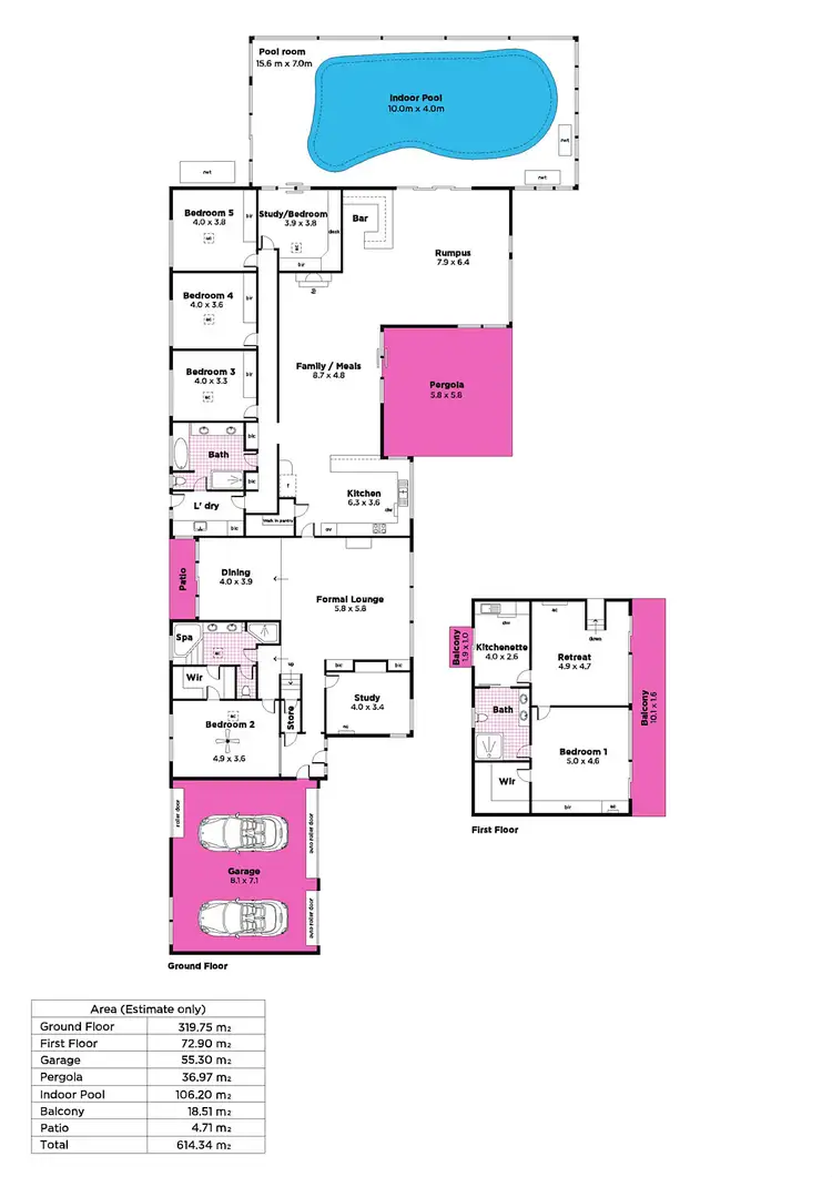 Floorplan of Homely house listing, 11 Redgum Drive, Pasadena SA 5042