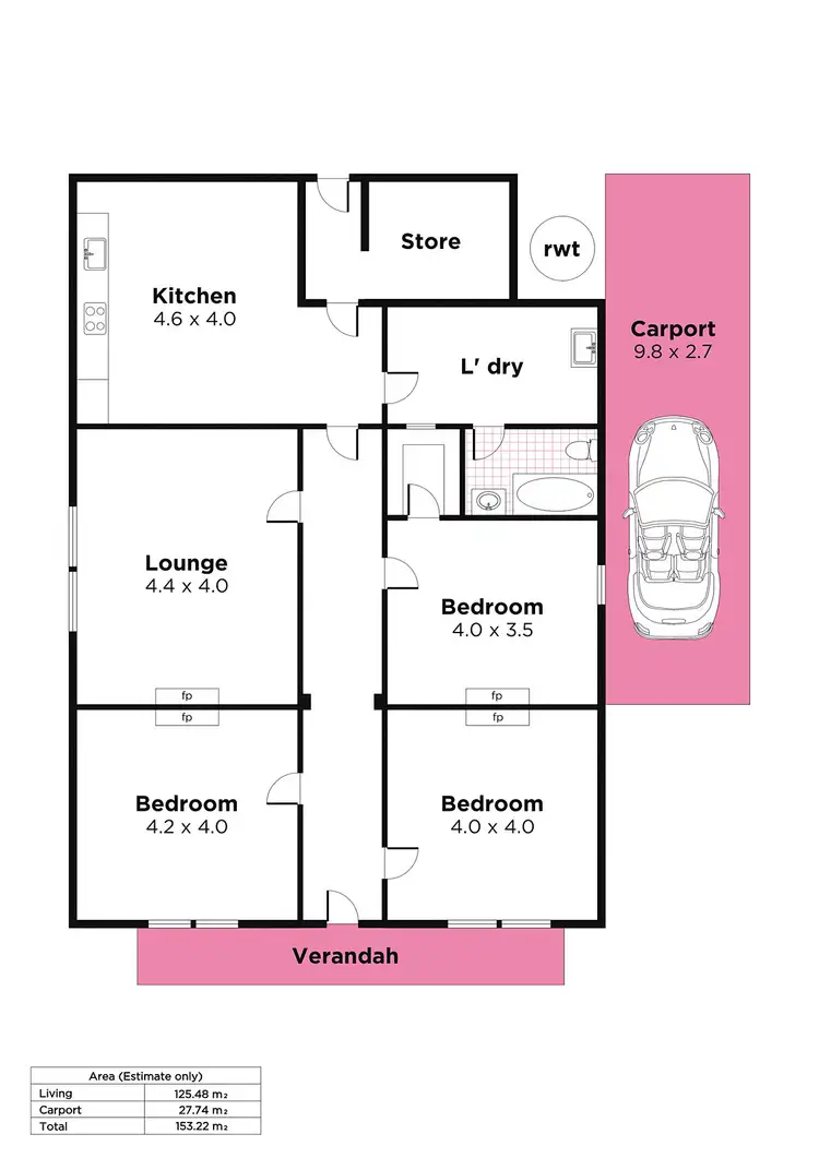 Floorplan of Homely house listing, 171a Shepherds Hill Road, Eden Hills SA 5050