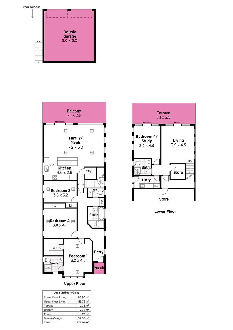Floorplan of Homely house listing, 5a Marine Avenue, Hallett Cove SA 5158