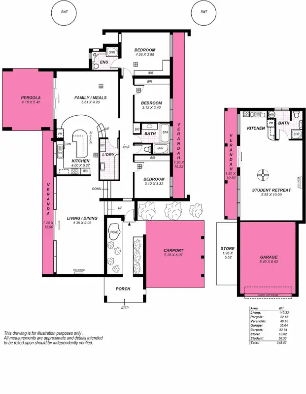 Floorplan of Homely house listing, 28 Landsdowne Avenue, Belair SA 5052