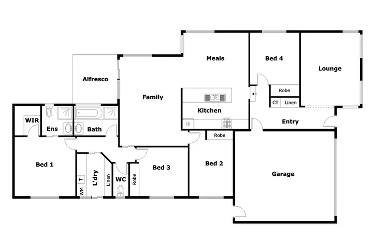 Floorplan of Homely house listing, 16 Pearl Gibbs Circuit, Bonner ACT 2914