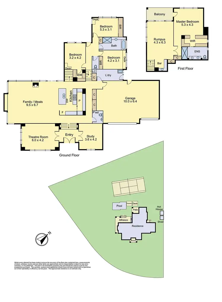 Floorplan of Homely house listing, 1 Rotin Court, Plenty VIC 3090