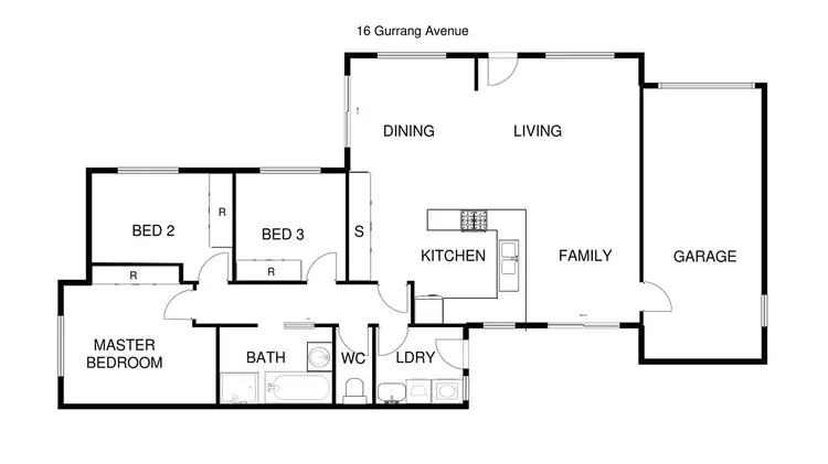 Floorplan of Homely house listing, 16 Gurrang Avenue, Ngunnawal ACT 2913