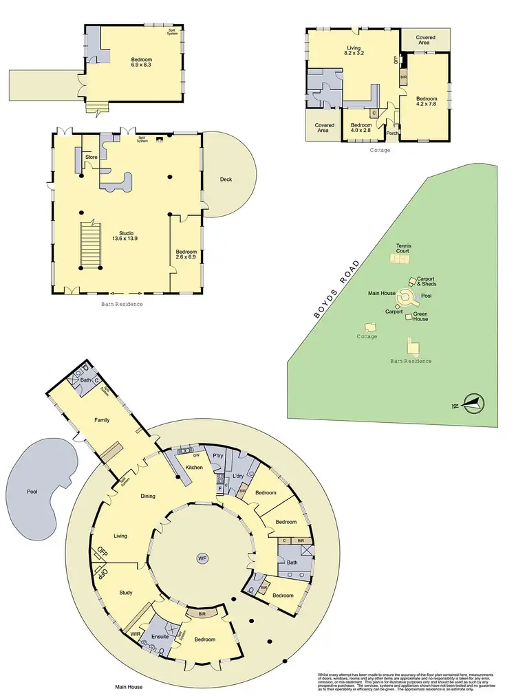 Floorplan of Homely house listing, 190 Boyds Road, Hurstbridge VIC 3099