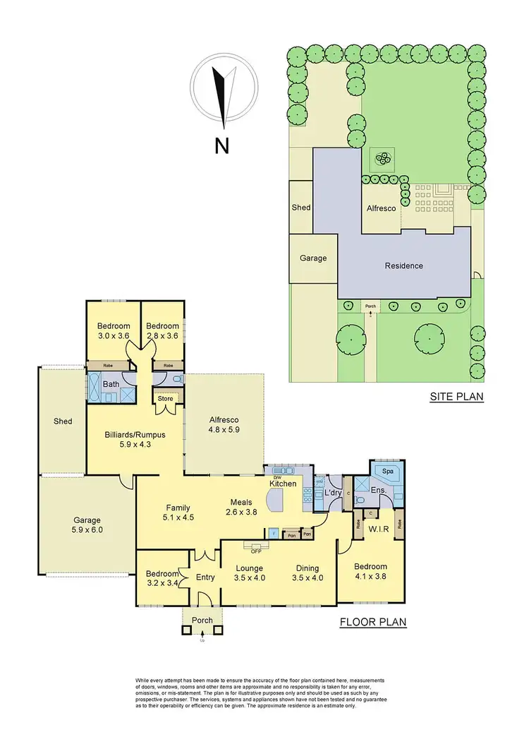 Floorplan of Homely house listing, 9 Conron Grove, Doreen VIC 3754