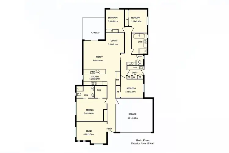 Floorplan of Homely house listing, 110 Ormiston Circuit, Harrison ACT 2914