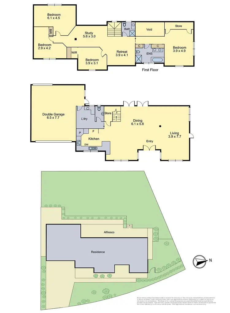 Floorplan of Homely house listing, 13 Landano Way, Doreen VIC 3754