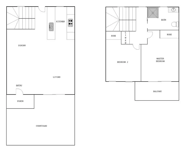 Floorplan of Homely townhouse listing, 6/48 Holyman Street, Scullin ACT 2614