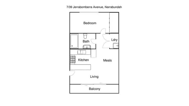 Floorplan of Homely townhouse listing, 7/39 Jerrabomberra Avenue, Narrabundah ACT 2604