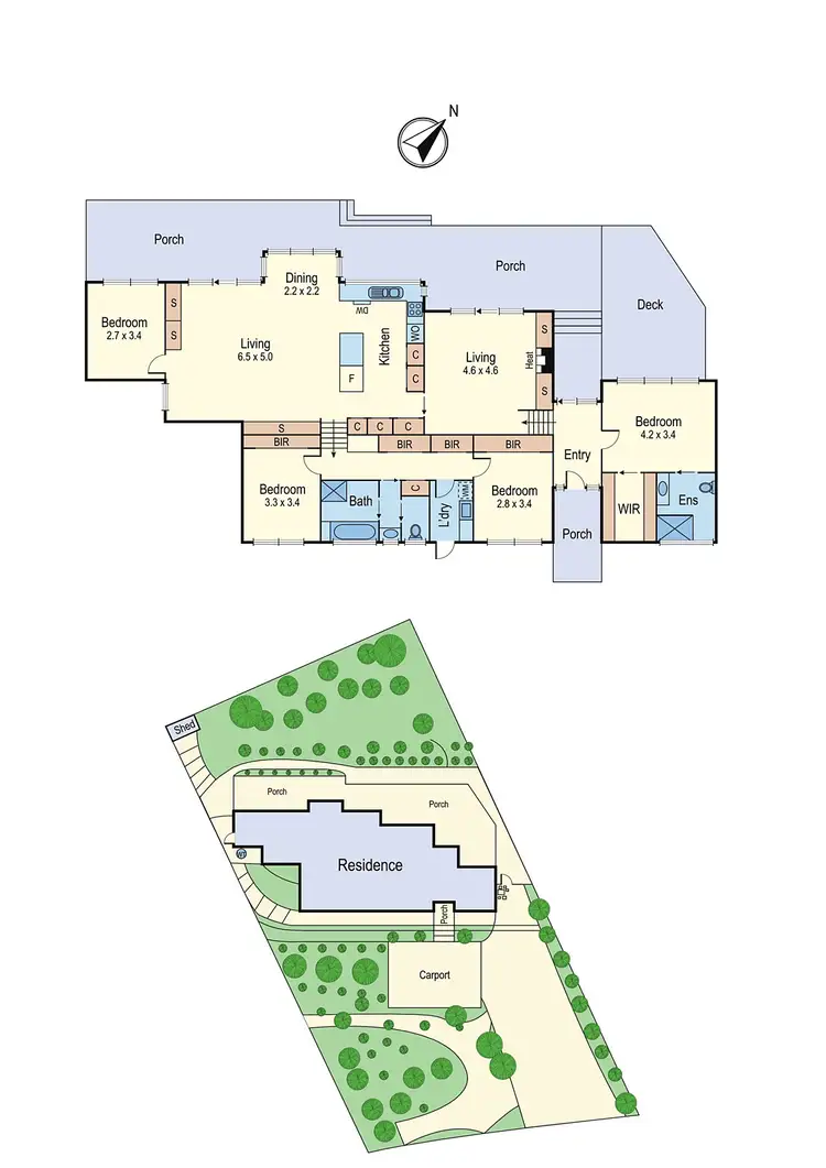 Floorplan of Homely house listing, 9 Sunray Court, Eltham VIC 3095