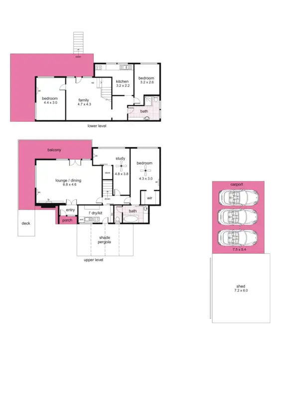 Floorplan of Homely house listing, 27 Ridgeland Drive, Teringie SA 5072