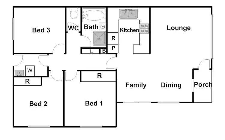 Floorplan of Homely house listing, 25 Charleston Street, Monash ACT 2904