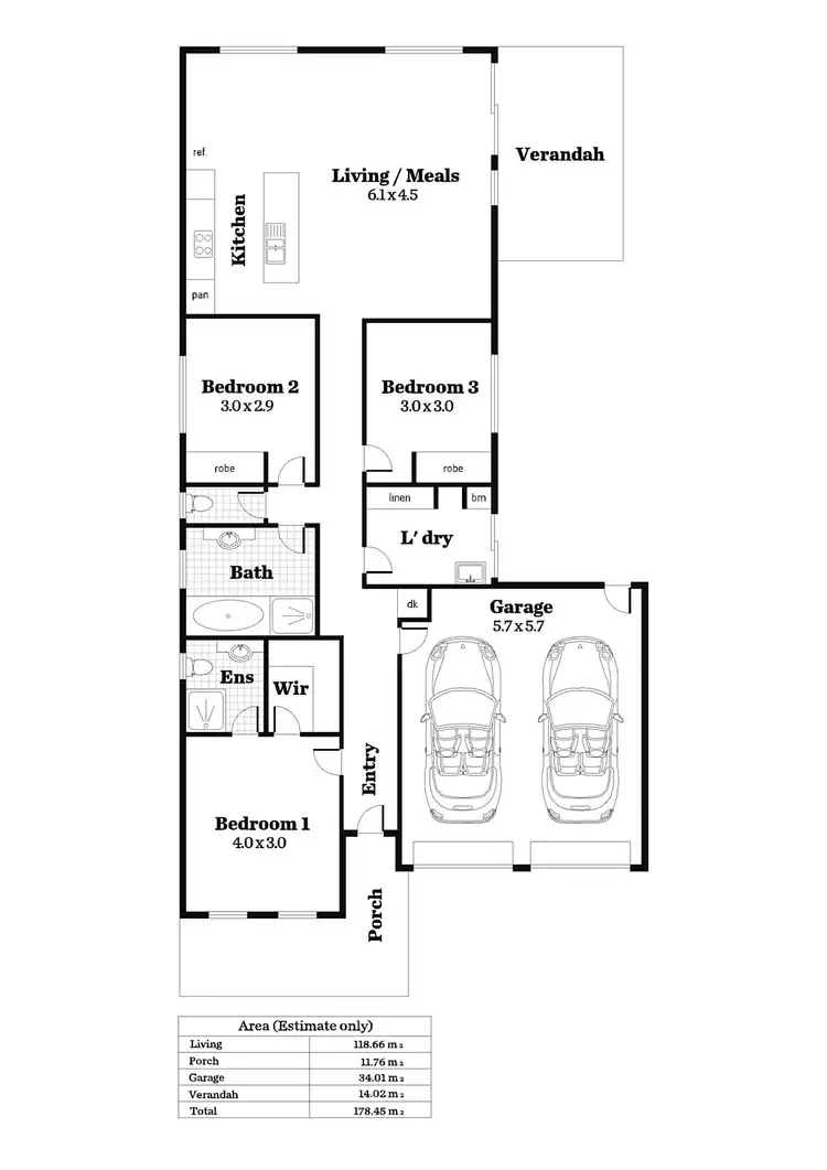 Floorplan of Homely house listing, Address available on request