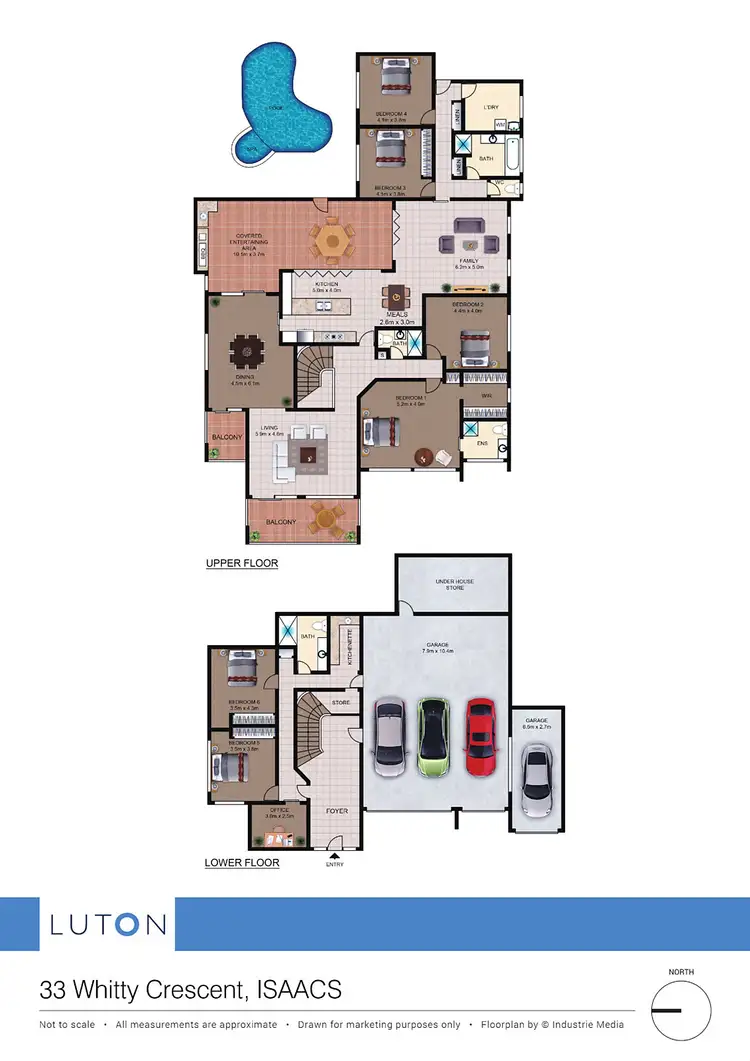 Floorplan of Homely house listing, 33 Whitty Crescent, Isaacs ACT 2607