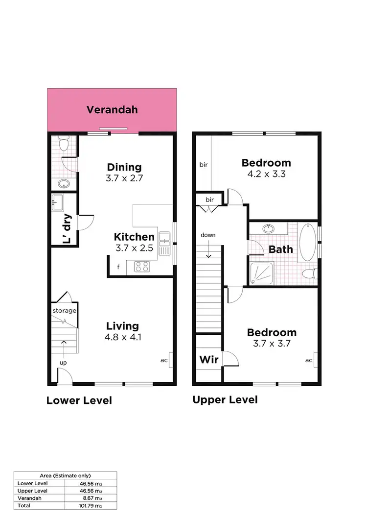 Floorplan of Homely unit listing, 4/9 Cavendish Avenue, Devon Park SA 5008