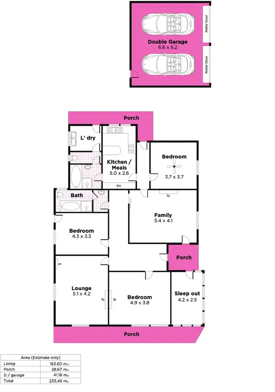 Floorplan of Homely house listing, 63 Brighton Road, Glenelg SA 5045