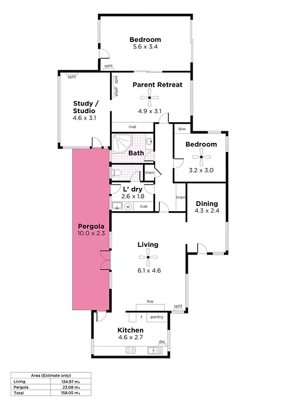 Floorplan of Homely house listing, 4 Gowrie Avenue, Glengowrie SA 5044