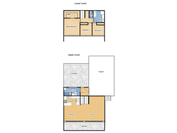 Floorplan of Homely townhouse listing, 21 Colbeck Street, Mawson ACT 2607