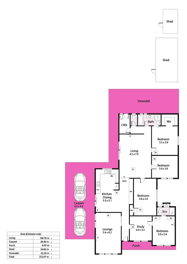 Floorplan of Homely house listing, 6 Rita Avenue, Rostrevor SA 5073