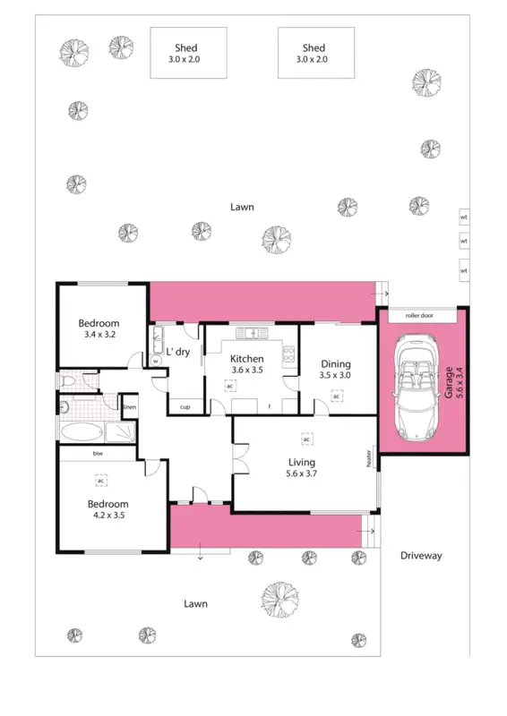 Floorplan of Homely house listing, 30 Hillcrest Drive, Eden Hills SA 5050