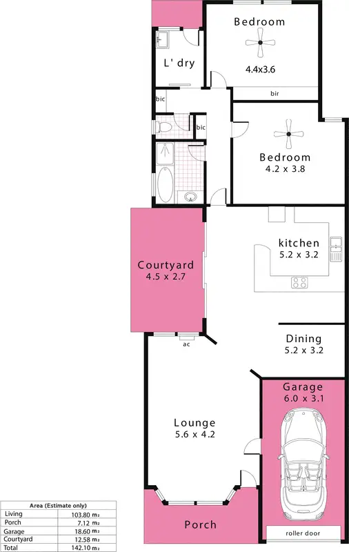 Floorplan of Homely house listing, 4B Lomman Avenue, Newton SA 5074