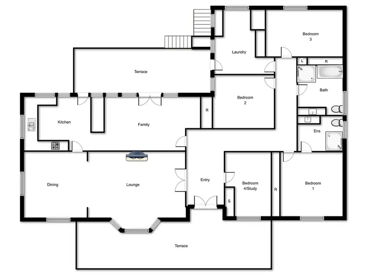 Floorplan of Homely house listing, 3 Hamersley Place, Fisher ACT 2611