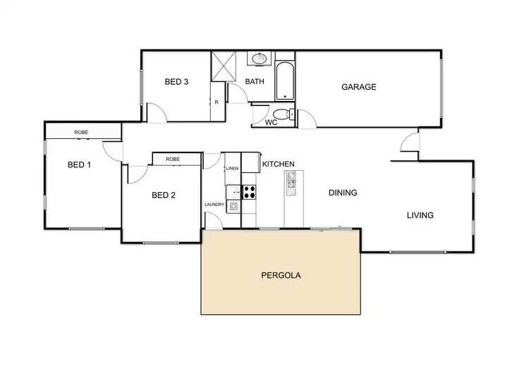 Floorplan of Homely house listing, 3 Rag Holmes Street, Macgregor ACT 2615