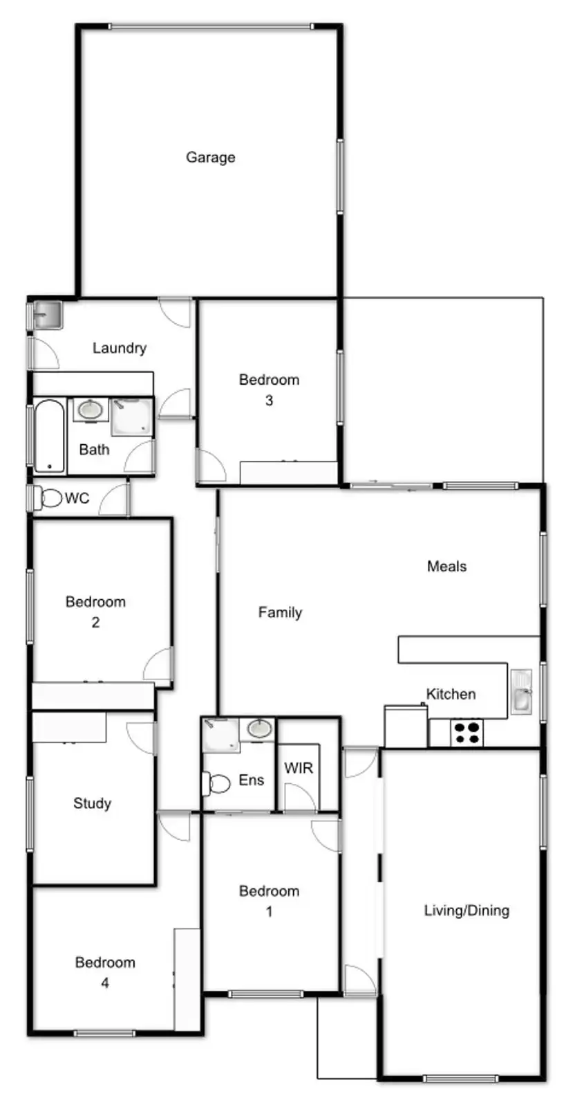 Floorplan of Homely house listing, Address available on request