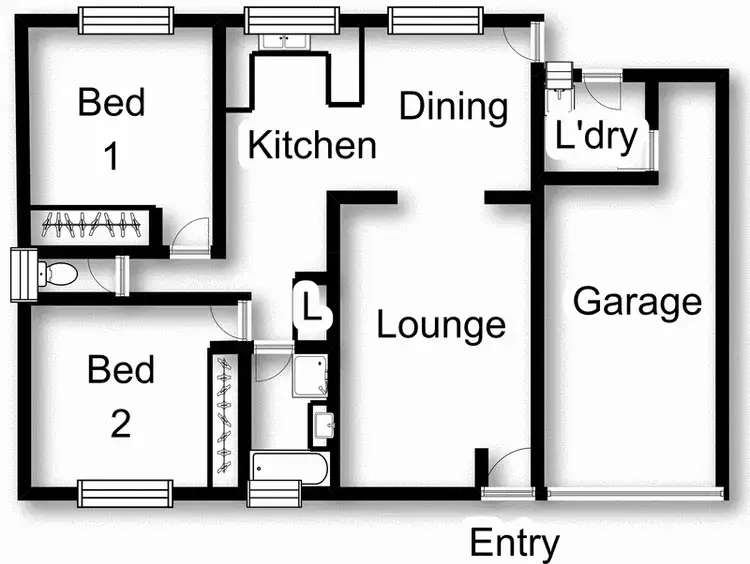 Floorplan of Homely townhouse listing, 14/10 Ashby Circuit, Kambah ACT 2902