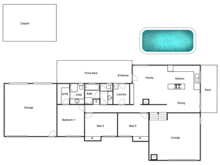 Floorplan of Homely house listing, 58 McGill Street, Evatt ACT 2617