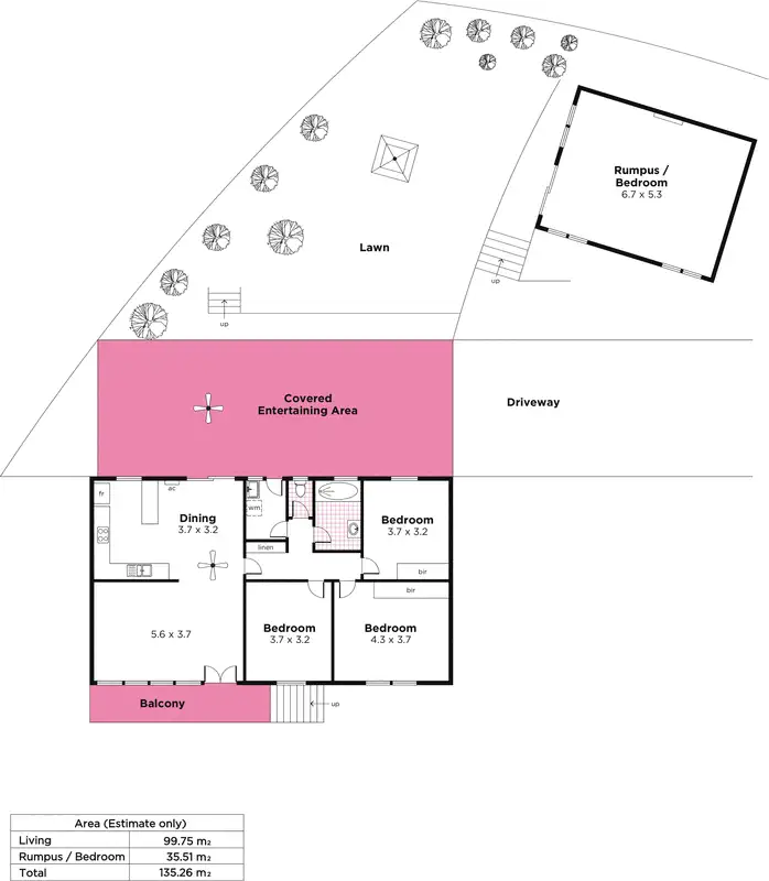 Floorplan of Homely house listing, 76 Murrays Hill Road, Coromandel Valley SA 5051
