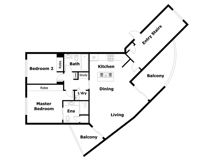 Floorplan of Homely unit listing, 51/20 Beissel Street, Belconnen ACT 2617