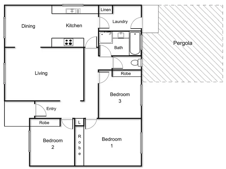 Floorplan of Homely house listing, 21 John Bull Street, Queanbeyan NSW 2620