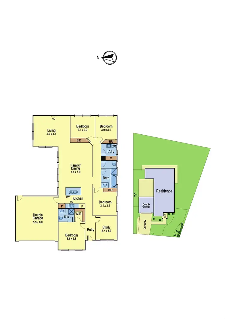 Floorplan of Homely house listing, 126 Laurimar Boulevard, Doreen VIC 3754