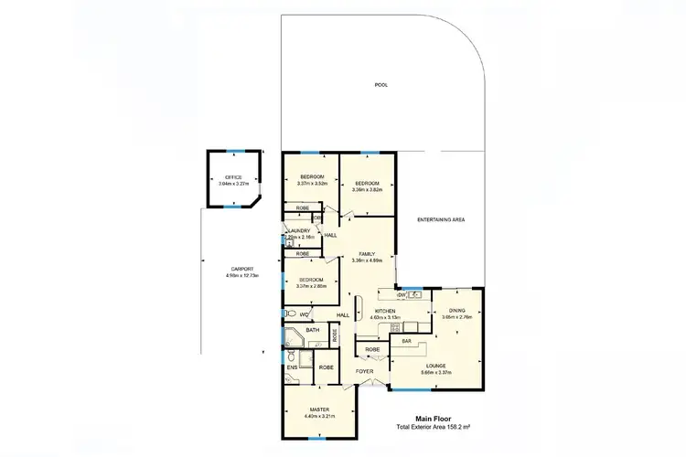 Floorplan of Homely house listing, 13 Hinchcliffe Place, Spence ACT 2615