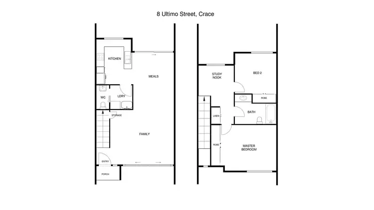 Floorplan of Homely house listing, 8 Ultimo Street, Crace ACT 2911