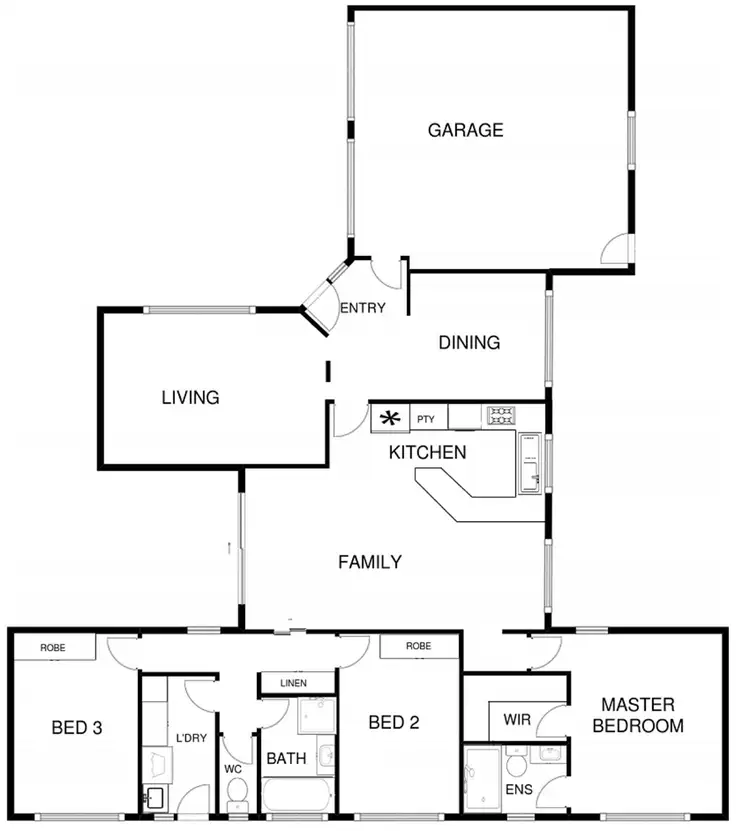 Floorplan of Homely townhouse listing, 3/10 Starritt Place, Macarthur ACT 2904
