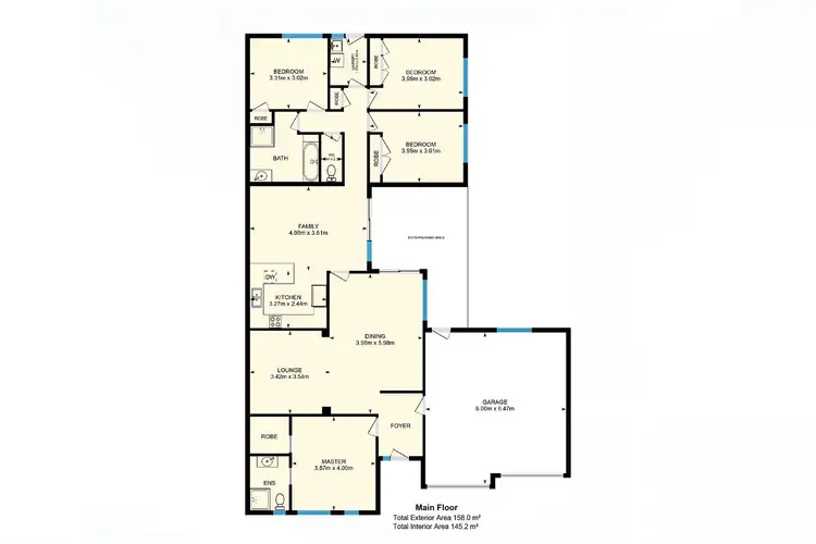 Floorplan of Homely house listing, 55 Lampard Circuit, Bruce ACT 2617