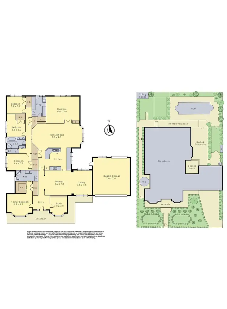 Floorplan of Homely house listing, 10 Conron Grove, Doreen VIC 3754