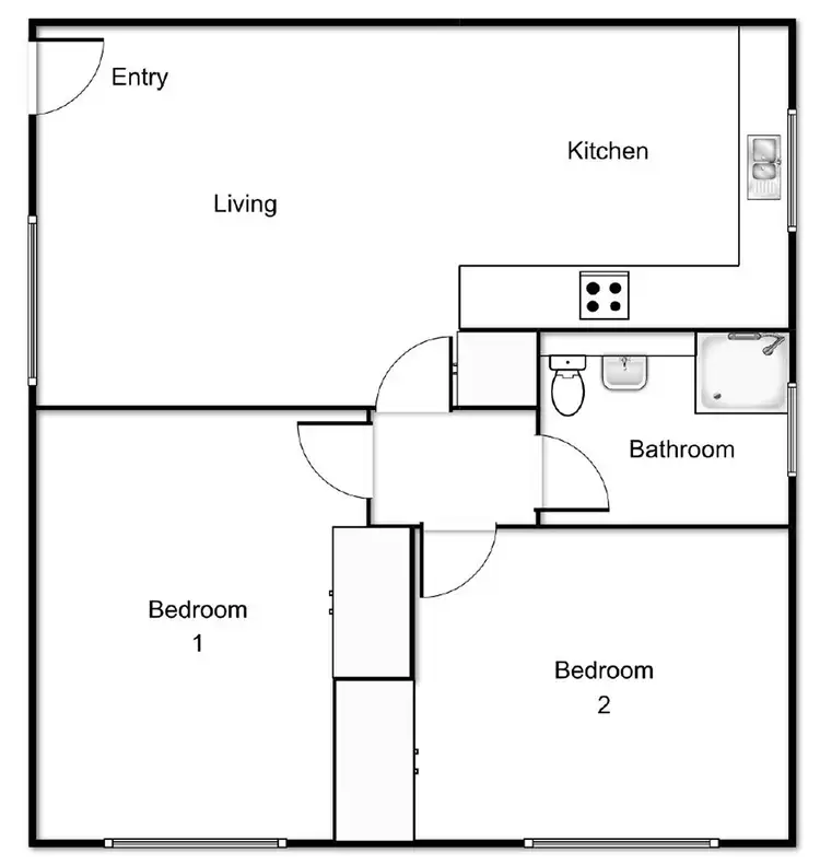 Floorplan of Homely apartment listing, 7/62 Knox Street, Watson ACT 2602