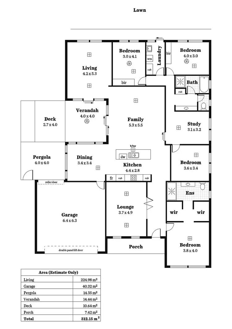 Floorplan of Homely house listing, 20 Clover Way, Nairne SA 5252