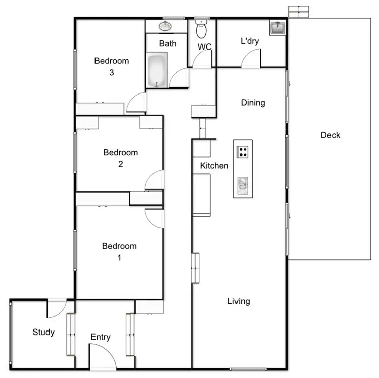 Floorplan of Homely house listing, 63 Osburn Drive, Macgregor ACT 2615