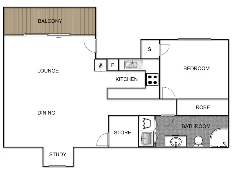 Floorplan of Homely apartment listing, 127/14 Boolee Street, Reid ACT 2612