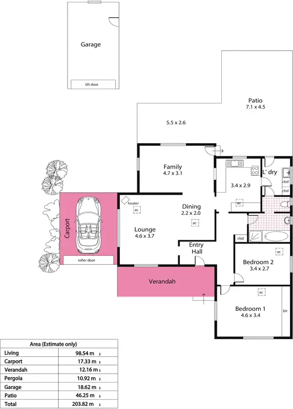 Floorplan of Homely house listing, 60 Bray Street, Plympton Park SA 5038