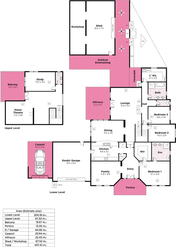 Floorplan of Homely house listing, 4 Breakwater Court, Gulfview Heights SA 5096