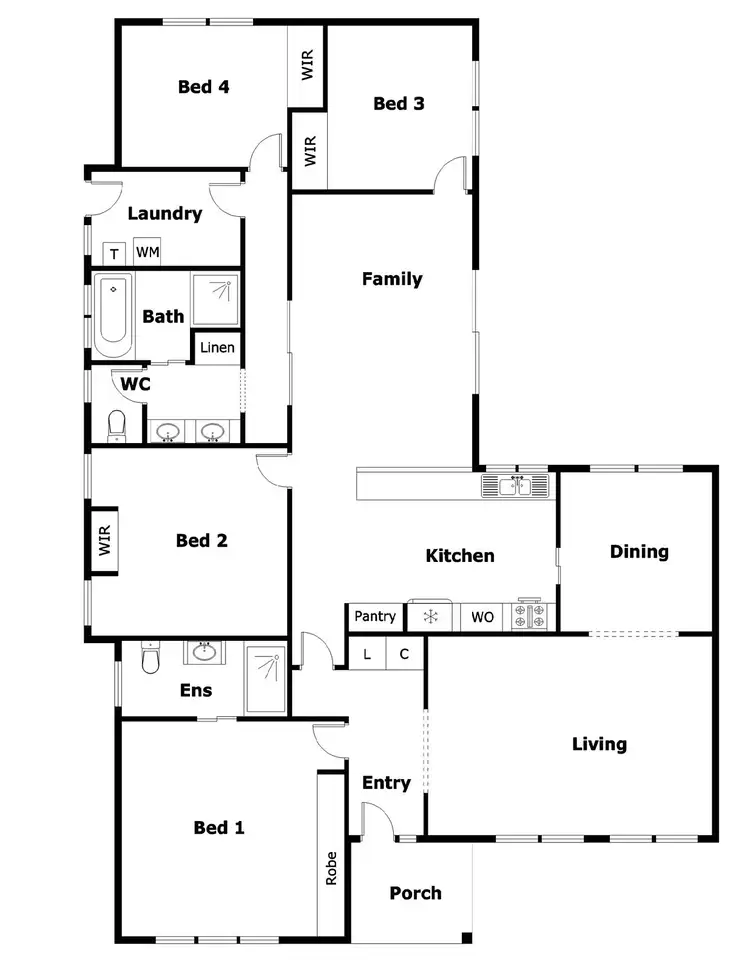 Floorplan of Homely house listing, 40 MacCallum Circuit, Florey ACT 2615