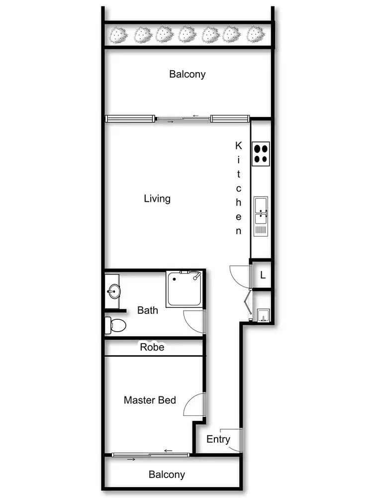 Floorplan of Homely townhouse listing, 10/48 Henty Street, Braddon ACT 2612