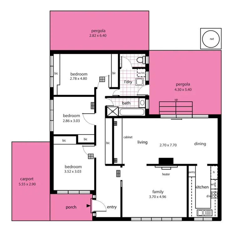 Floorplan of Homely house listing, 25 Boronia Avenue, Salisbury East SA 5109