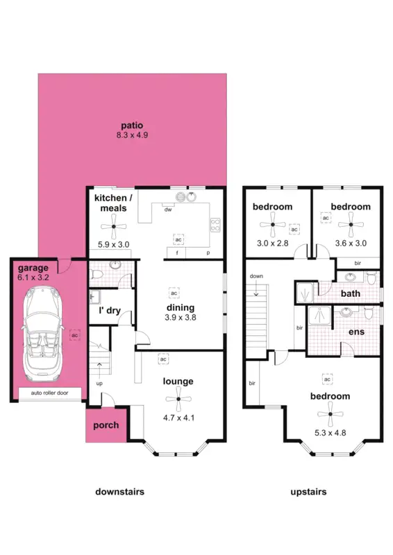 Floorplan of Homely unit listing, 36/5 Mount Barker Road, Urrbrae SA 5064